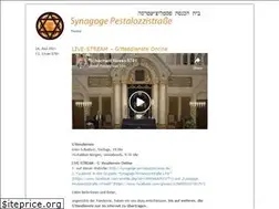 Sites similar to synagoge-pestalozzistrasse.de