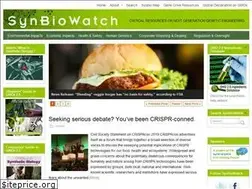 Sites similar to synbiowatch.org