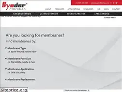 Sites similar to synderfiltration.com