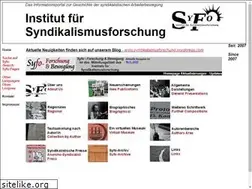 Sites similar to syndikalismusforschung.info