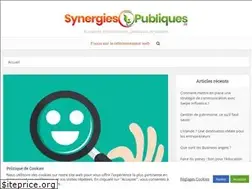 Sites similar to synergies-publiques.fr