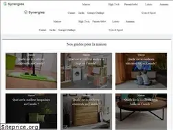 Sites similar to synergiescanada.org