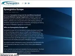 Sites similar to synergisticseurope.com