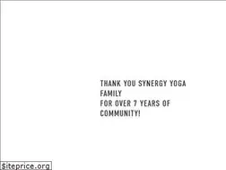 Sites similar to synergyyogawellness.com