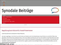 Sites similar to synodale-beitraege.de