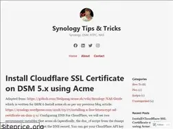 Sites similar to synology.wordpress.com