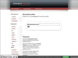Sites similar to synonyma-online.cz