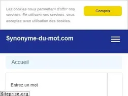 Sites similar to synonyme-du-mot.com