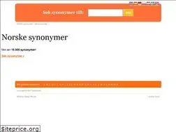 Sites similar to synonymer.info