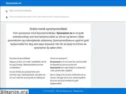 Sites similar to synonymer.no