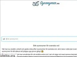Sites similar to synonymer.org