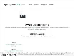 Sites similar to synonymerord.com