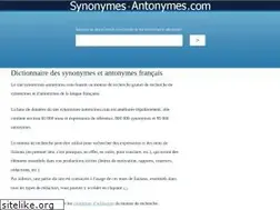 Sites similar to synonymes-antonymes.com