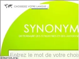 Sites similar to synonymes.com