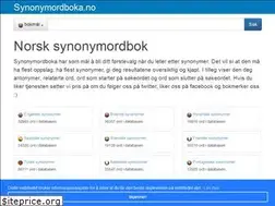 Sites similar to synonymordboka.no