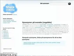 Sites similar to synonymordlista.se