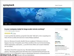 Sites similar to synsynack.wordpress.com