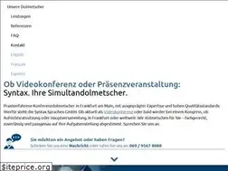 Sites similar to syntax-sprachen.com