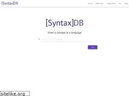 Sites similar to syntaxdb.com