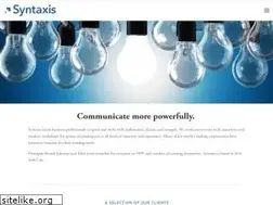 Sites similar to syntaxis.com