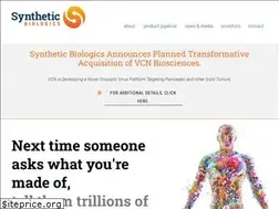 Sites similar to syntheticbiologics.com