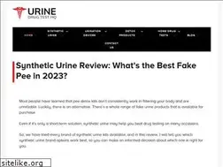 Sites similar to syntheticurinereview.com