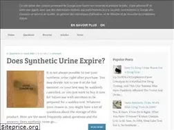 Sites similar to syntheticurineworks.blogspot.com