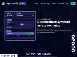 Sites similar to synthetify.io