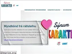 Sites similar to synumkarakter.is