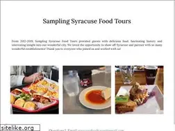 Sites similar to syracusefoodtours.com