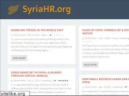 Sites similar to syriahr.org