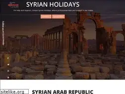 Sites similar to syrianholidays.com