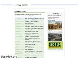 Sites similar to syriatruth.org
