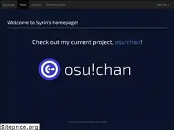 Sites similar to syrin.me