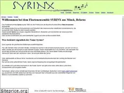 Sites similar to syrinx-ensemble.com