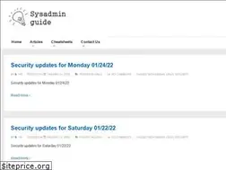 Sites similar to sysadminguide.net