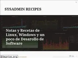 Sites similar to sysadminrecipes.wordpress.com