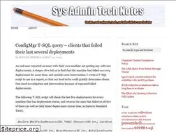 Sites similar to sysadmintechnotes.com