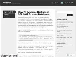 Sites similar to sysbadmin.wordpress.com