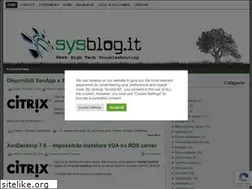 Sites similar to sysblog.it