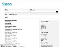 Sites similar to sysco.jobs