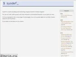 Sites similar to sysdef.xyz