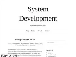 Sites similar to sysdev.me