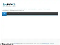 Sites similar to sysdevkb.com