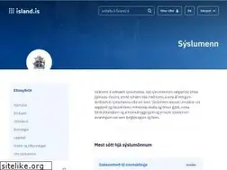 Sites similar to syslumenn.is