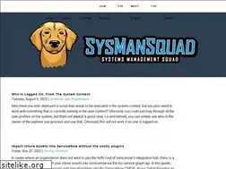 Sites similar to sysmansquad.com
