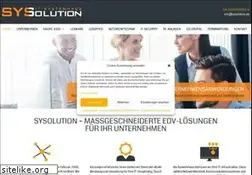 Sites similar to sysolution.de