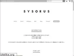 Sites similar to sysorus.com