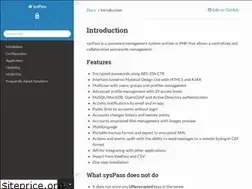 Sites similar to syspass-doc.readthedocs.io