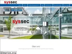 Sites similar to syssec.at
